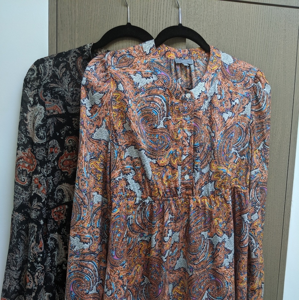 Pair of maternity tops